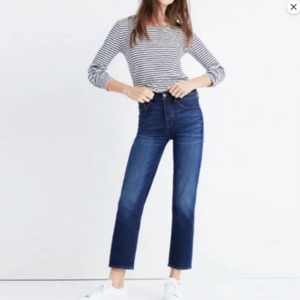 Madewell Cruiser Straight Women’s Size 32 Blue Straight‎ Leg Jeans